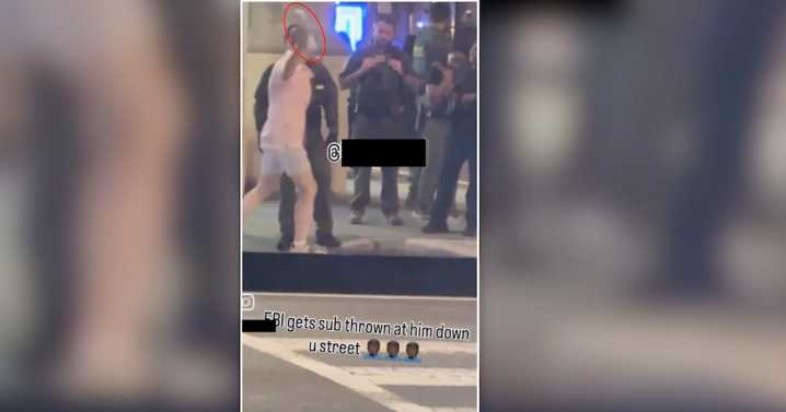 Man who threw sandwich at federal agent in DC found not guilty of assault