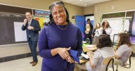Photos: $25,000 surprise stuns Louisiana 8th-grade teacher awarded for excellence in classroom