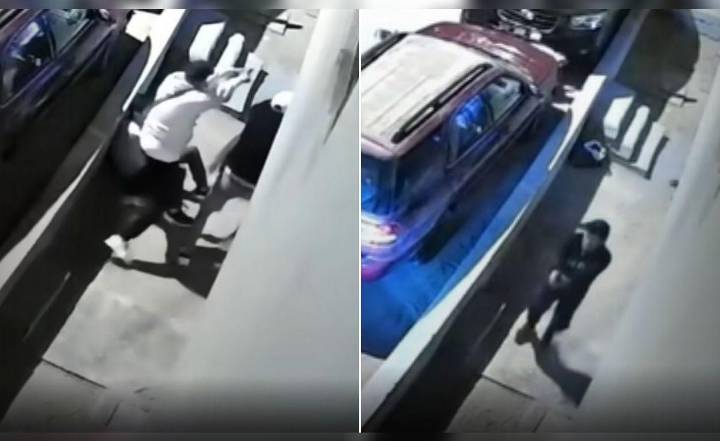 Delincuentes intentan robar vehículo a pareja en VMT, pero familia reacciona y los persiguen con disparos