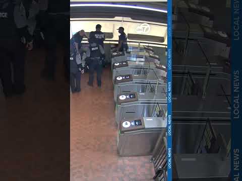 WATCH: Fare-evader cited after getting foot caught at Dupont Circle Metro