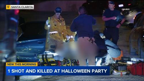 1 dead, another in critical condition after shooting breaks out at Halloween Party in Newhall