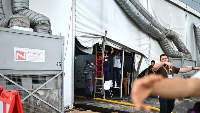 Preocupación en la COP30: un incendio obligó a evacuar la zona de negociaciones de la cumbre climática de la ONU en Brasil [VIDEO]