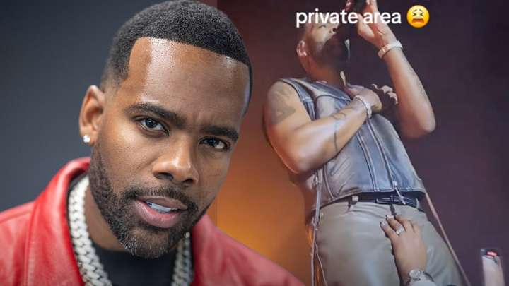 Mario Gets Crotch Grab from Fan During Performance