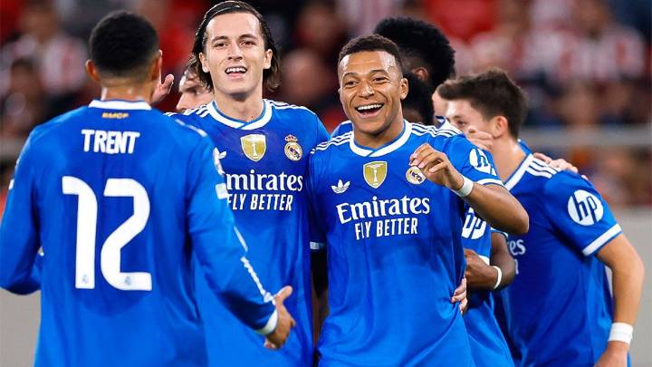 Con un Mbappé intratable, el Real Madrid se recuperó con un triunfazo ante Olympiacos en Grecia