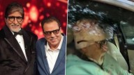 Bollywood Dharmendra Health Update: Amitabh Bachchan Meets His ‘Sholay’ Co-Star After He Gets Discharged From Mumbai’s Breach Candy Hospital (Watch Video)