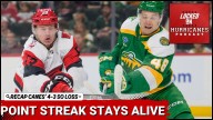 Carolina Hurricanes Point Streak Stays Alive Despite 4