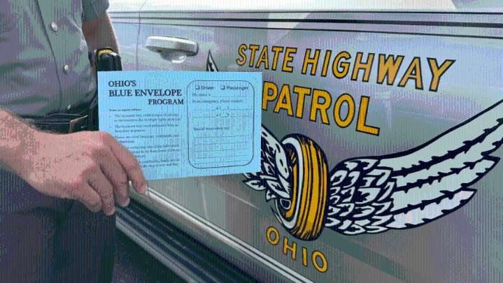 Ohio State Highway Patrol joins statewide 'Blue Envelope Program' to support drivers with developmental disabilities