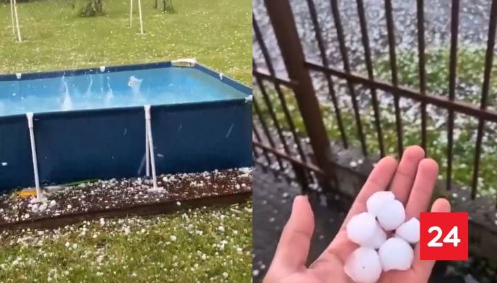 Granizos de hasta cinco centímetros: los efectos de las tormentas eléctricas en La Araucanía