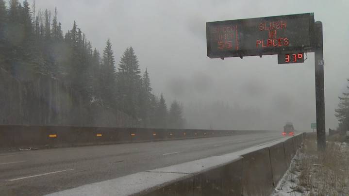 Snow, slush and the Thanksgiving rush collide on Snoqualmie Pass