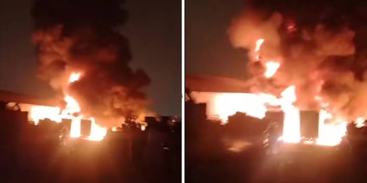 Incendio código 2 afecta fábricas en Puente Piedra: 13 unidades de bomberos atienden la emergencia