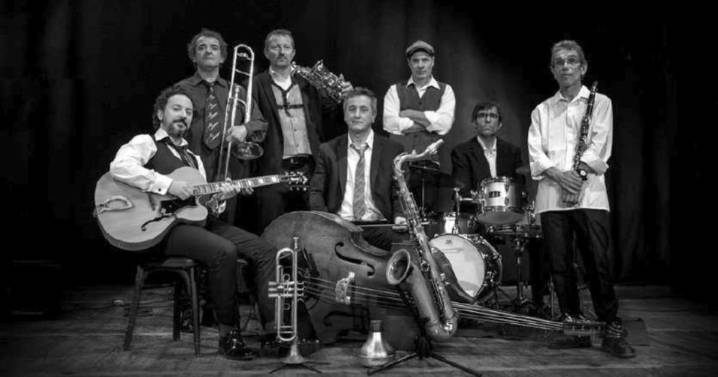 Concierto de La Vella Dixieland en el Teatre Principal d'Inca