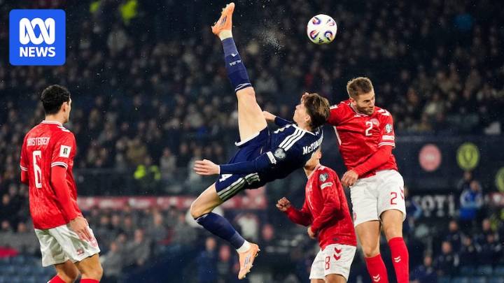 Scotland defeats Denmark 4-2 to qualify for World Cup finals after stunning goal by Scott McTominay