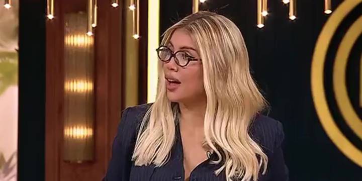 El enojo de Wanda Nara luego de que un participante de MasterChef no conociera una de sus canciones