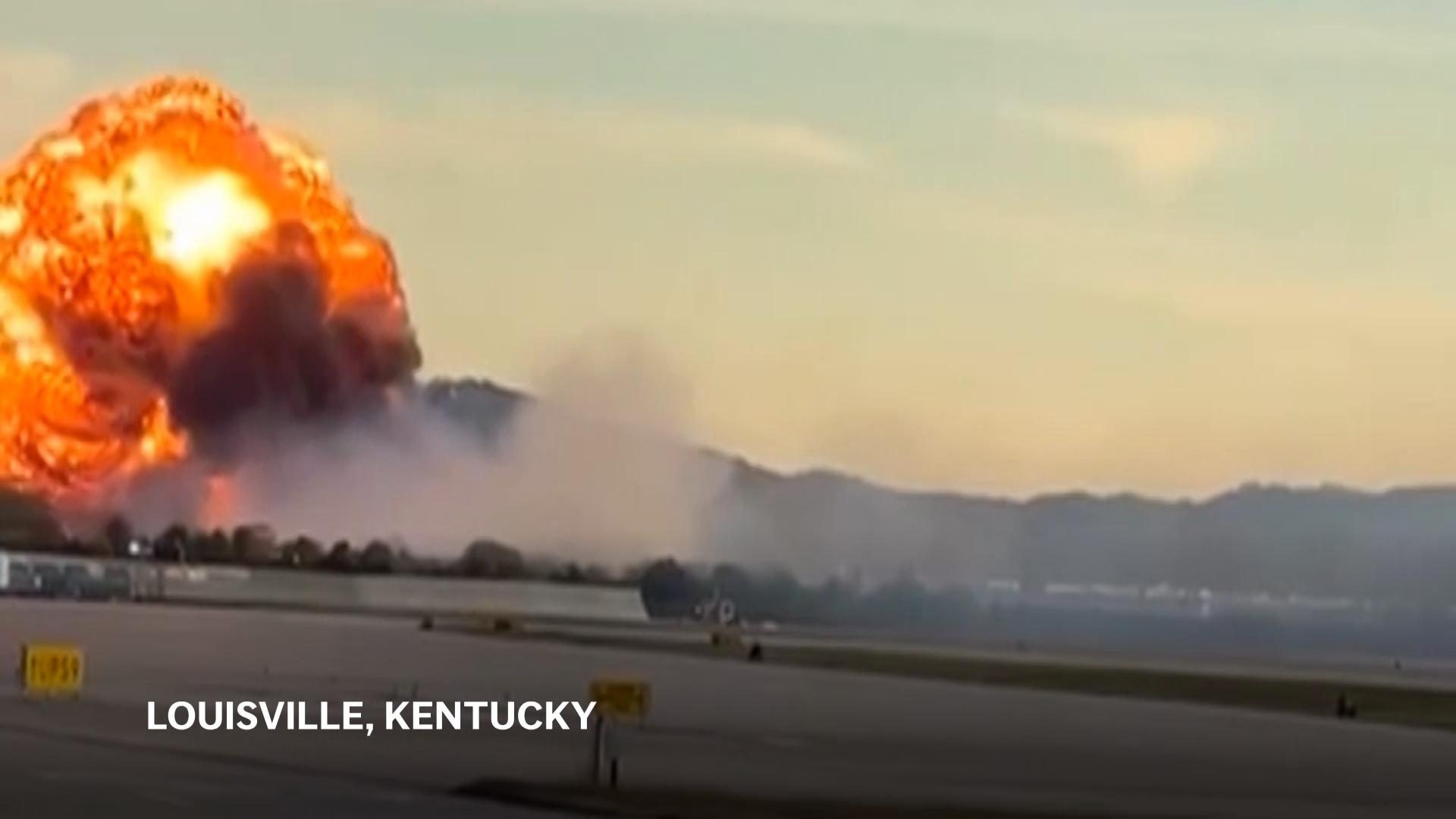 At least 3 dead, 11 injured in UPS plane crash in Kentucky and governor says numbers likely to grow