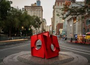 A Giant Book Sculpture Will be on View in NYC's Union Square This Month