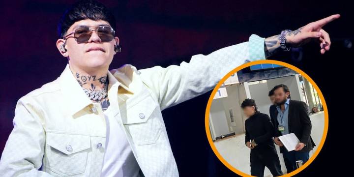 Junior H comparece ante la Fiscalía de Jalisco por apología al delito tras interpretar “El Azul”