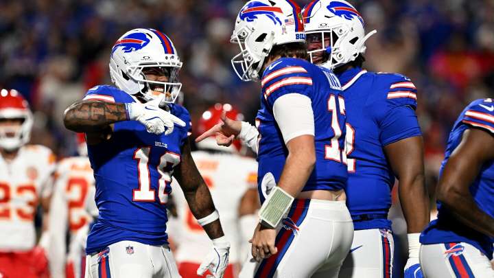 NFL fines Josh Allen, Elijah Moore for "violent gesture" after TD