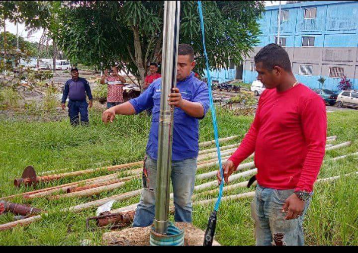 Reactivan cinco pozos de agua para beneficiar a más de 3 mil familias en Maturín