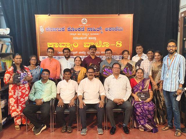 Mangaluru: Karnataka Konkani Sahitya Academy holds ‘Kavyaam Vhaalo