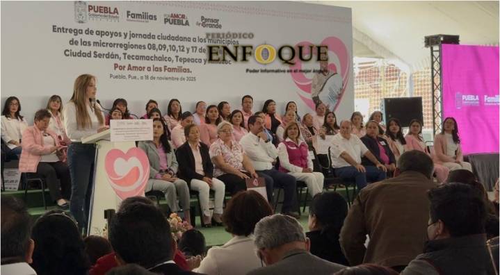 Más de 2 mil apoyos fueron entregados a familias de cinco microrregiones en Tepeaca