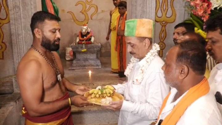 Syed Ullah Sakhaf rebuilds Bengaluru temple with own funds