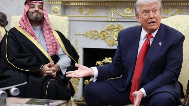 Le preguntaron al príncipe heredero de Arabia Saudita por el asesinato de Khashoggi y así reaccionó Trump