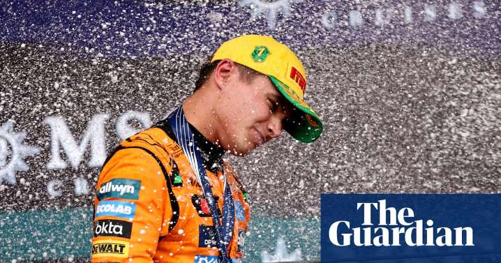 Norris boosts title bid with F1 São Paulo GP win as Verstappen charges to third