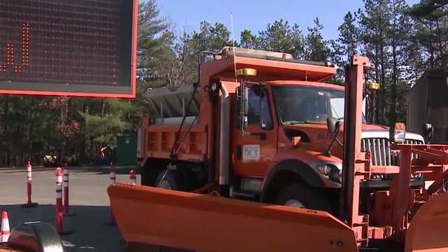 New Hampshire DOT prepares for winter weather over the weekend