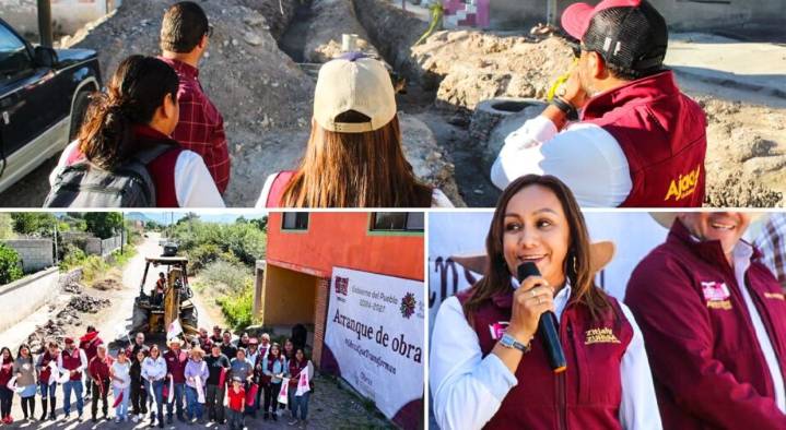 Ajacuba fortalece su infraestructura con nuevas obras de pavimentación y drenaje