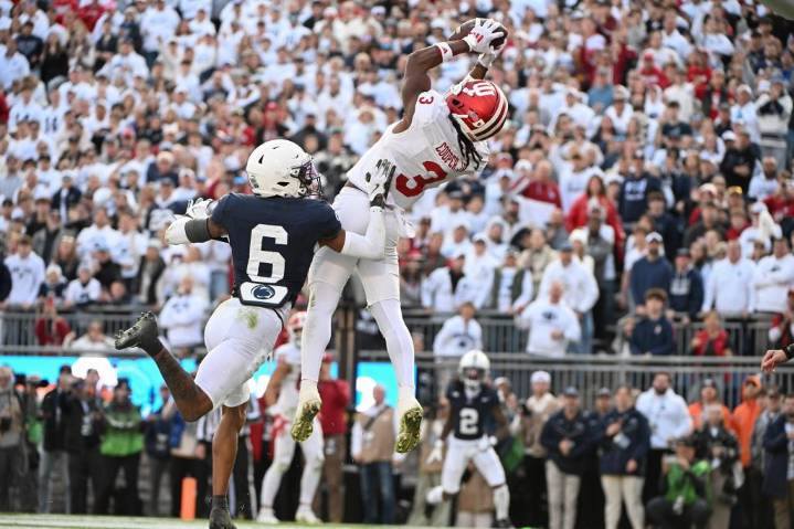 Big Ten football: No. 2 Indiana rallies past Penn State 27