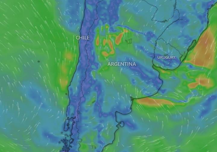 Pronóstico. Rige una alerta amarilla por tormentas y vientos fuertes para este viernes 21 de noviembre