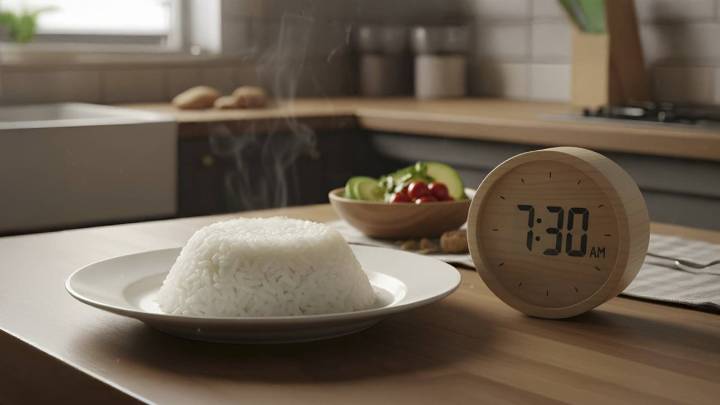 ¿Cuál es la mejor hora para comer arroz?