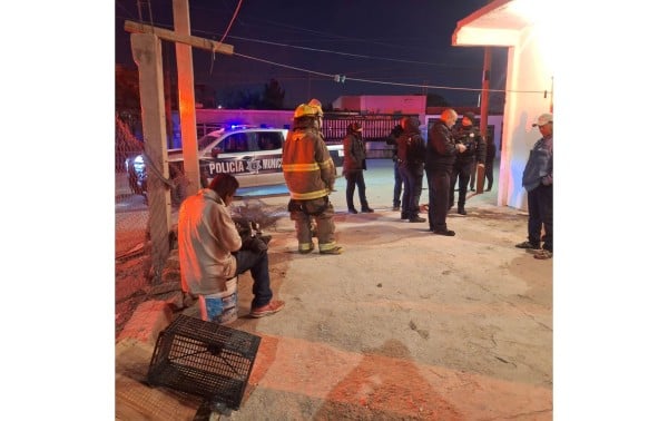 Provoca incendio al prender fuego para mitigar el frío