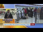Delays expected as FAA cuts 10% flights Friday morning