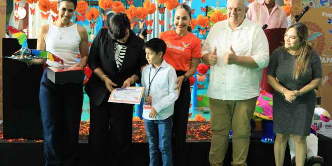 Reconoce Gobierno del Pueblo creatividad e imaginación de pequeños participantes del concurso Alebrijes 2025