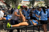 ¡Asistencia Impecable! Hidratación y Masajes para los atletas del Maratón