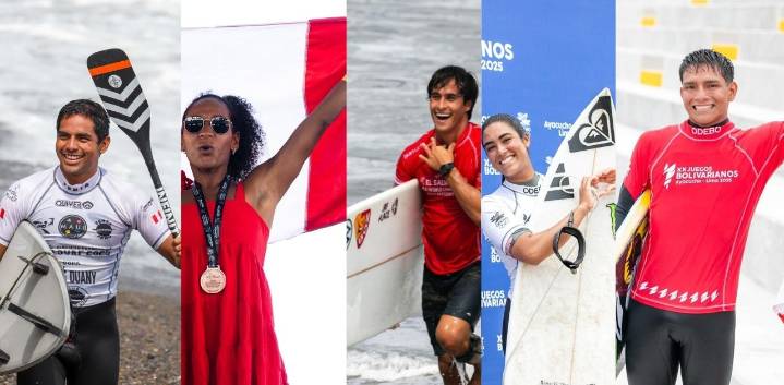 ¡Historia pura! El surf le da cinco medallas de oro al Perú en los Juegos Bolivarianos 2025