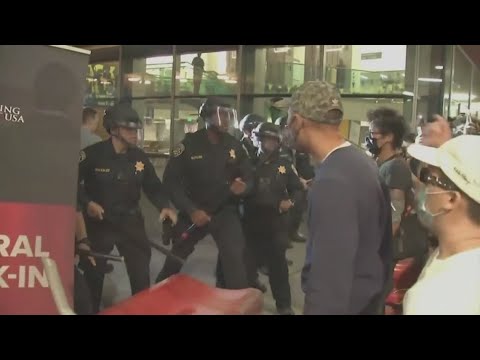 Tensions erupt at UC Berkeley during Turning Point USA event; arrests made