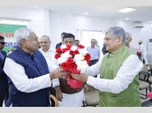 Nitish Kumar unanimously elected as leader of the JD(U) Legislature Party Photo Source: Nitish Kumar's X account [ FULL VIEW ]