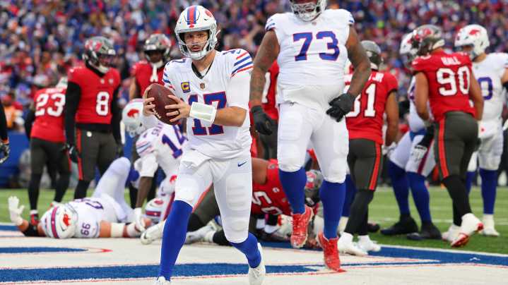 Josh Allen scores six touchdowns in win over Buccaneers, shatters insane NFL records