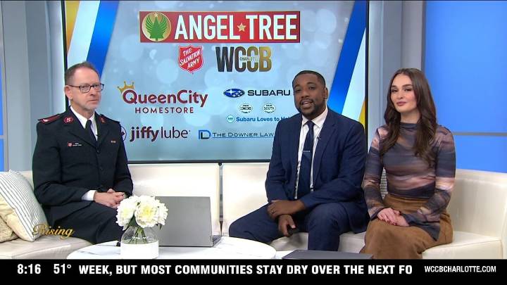 The Salvation Army & WCCB kick off the 2025 Angel Tree program!