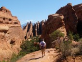 Graffiti mars Utah national park