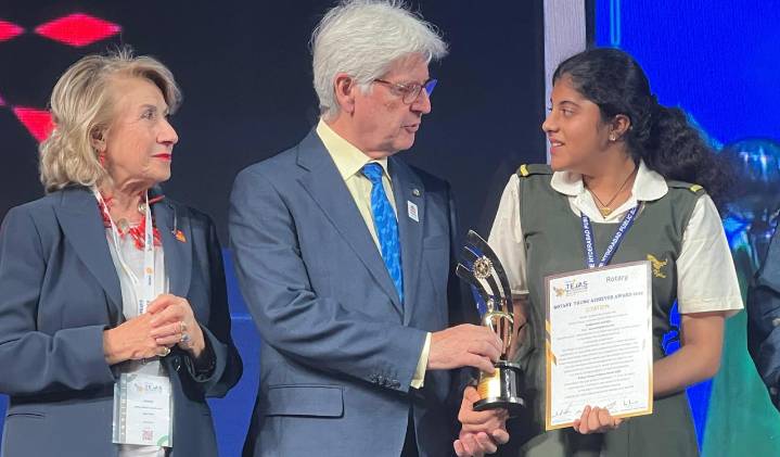Hyderabad teen Akarshana wins Rotary Young Achiever Award 2025
