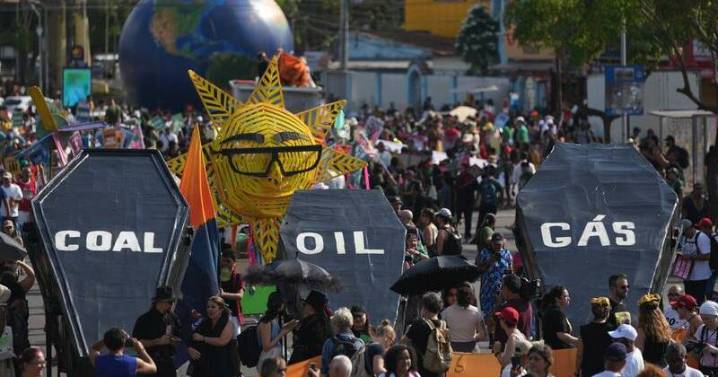 Climate protesters march on UN climate talks