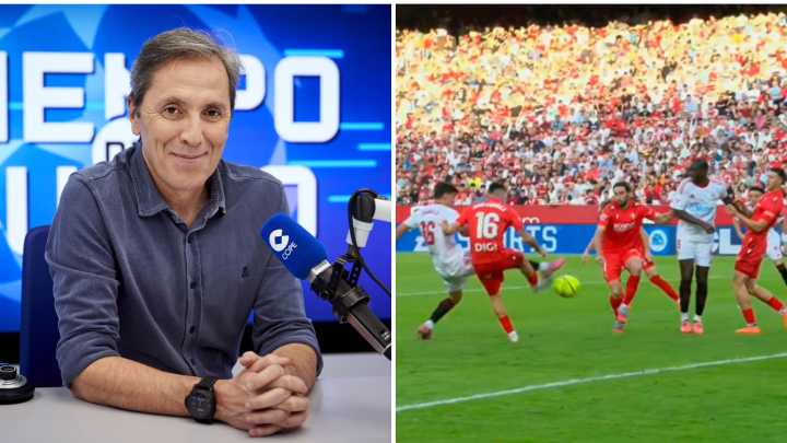 Paco González, sobre el penalti que le ha dado la victoria al Sevilla frente a Osasuna: "Es un premio a la simulación"