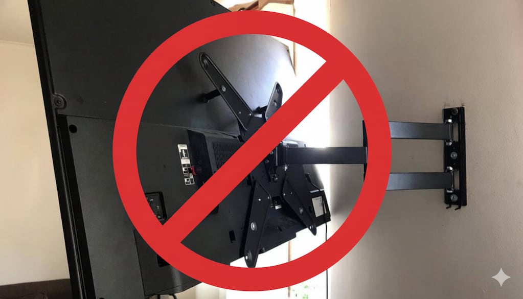 Adiós a las paredes con agujeros: la tendencia para colgar la TV que genera más espacio y ordena el ambiente