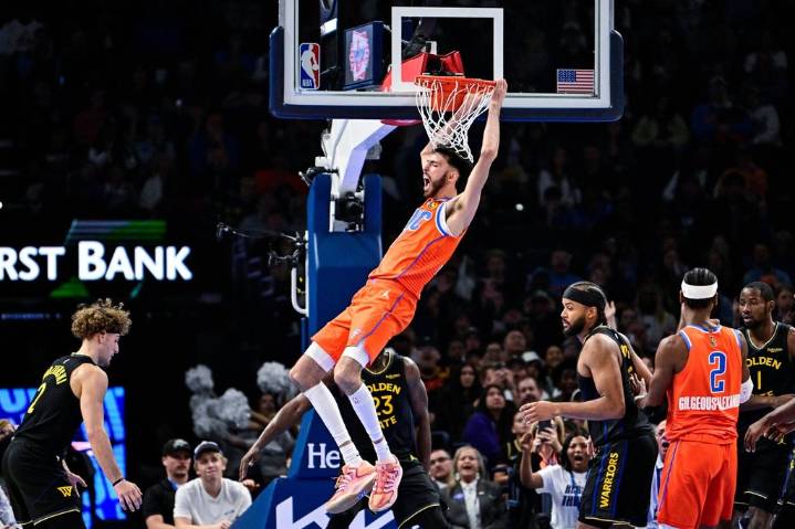 Gilgeous-Alexander’s 28 points, Holmgren’s perfect shooting lead Thunder in rout of Warriors – Winnipeg Free Press