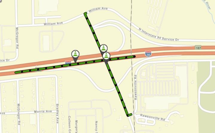 I-94 bridge maintenance east of Ann Arbor to close lanes this weekend