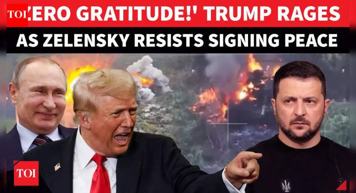 'Furious' Trump 'SNAPS' At Zelensky As Ukraine 'Refuses Surrender' To Putin