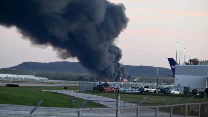Cifra de muertos en el accidente del avión de UPS en Kentucky se eleva a siete